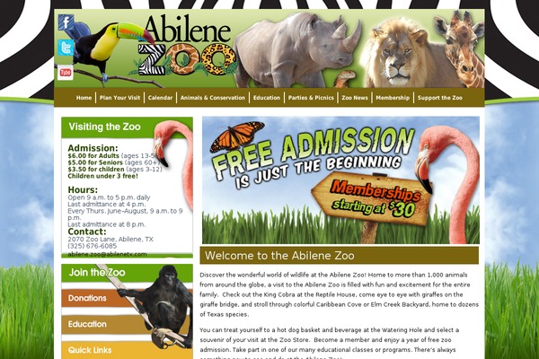 abilenezoo.org site used Abz