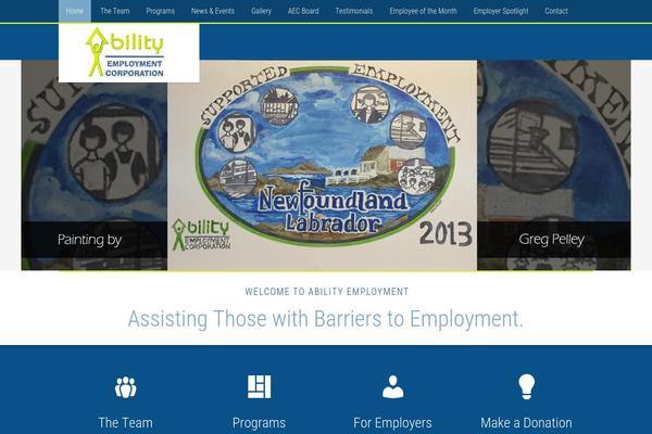 Enterprise theme site design template sample