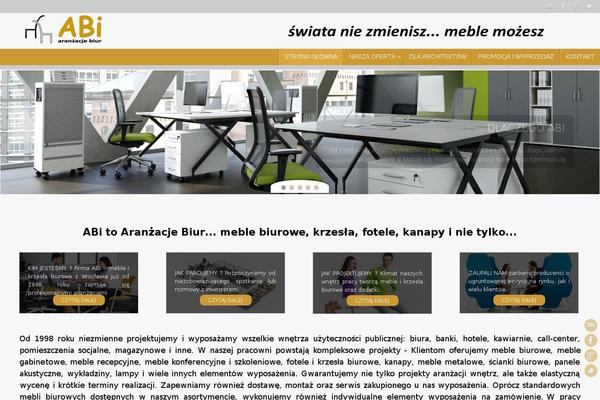 Tempera theme site design template sample