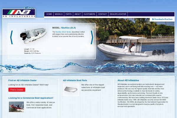 Abi theme site design template sample