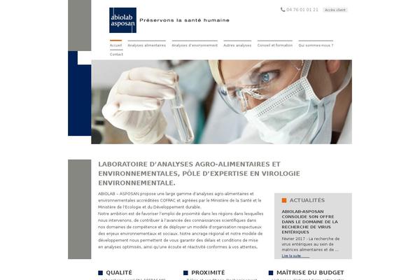 abiolab.fr site used Abiolab