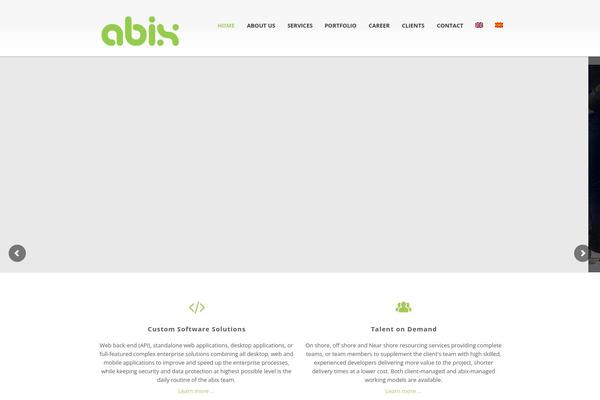 Sarraty theme site design template sample
