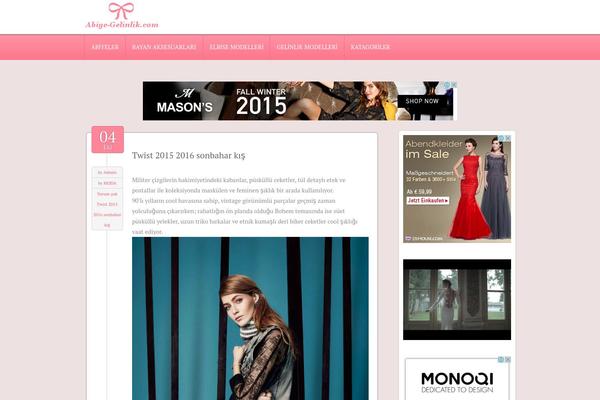 Frau theme site design template sample