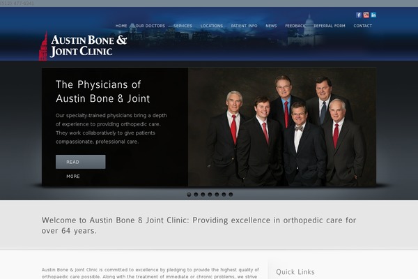 inFocus theme site design template sample