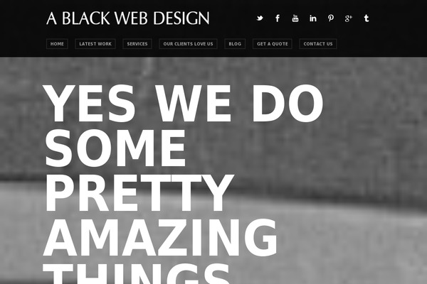 ABlackWebDesign theme websites examples