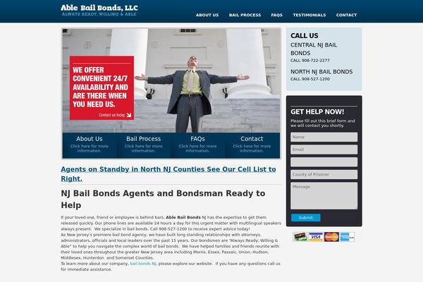 Able theme site design template sample