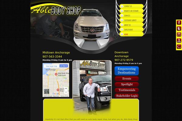 ablebodyshop theme websites examples