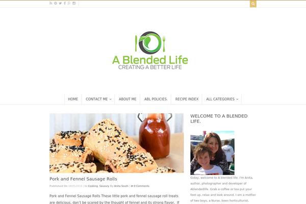 Food & Cook theme site design template sample