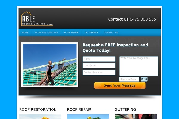 Local Business theme site design template sample