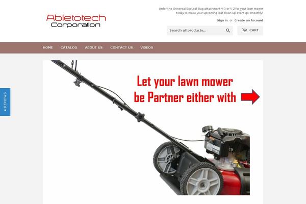 Site using Ecwid Shopping Cart plugin