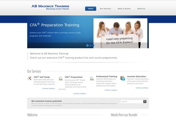 Blueline theme site design template sample