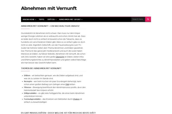 AquaMag theme site design template sample