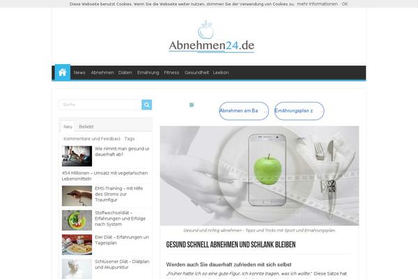 abnehmen24.de site used Abnehmen24