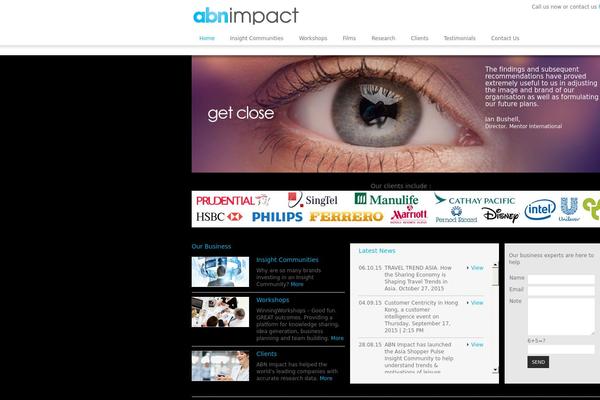 abnImpact theme websites examples
