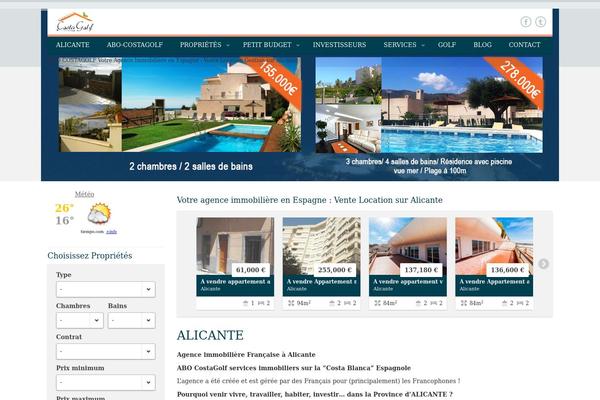 Properta theme site design template sample