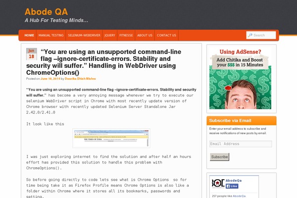 Site using Pwa-for-wp plugin