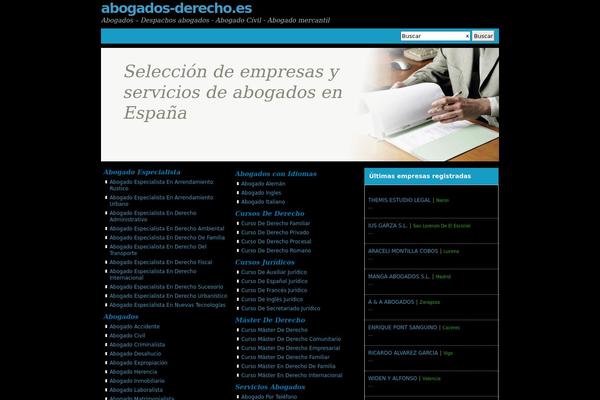 Directory theme site design template sample