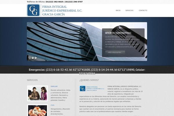 abogadosgraciagarcia.com site used Eleganza