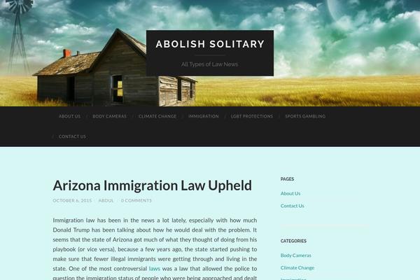 Hemingway theme site design template sample