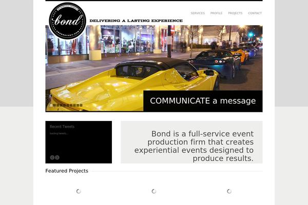The Agency theme site design template sample