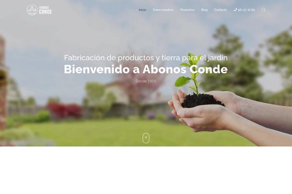 Waxom theme site design template sample