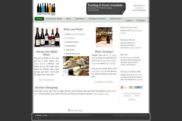 abottleortwo.com site used Vino-cafe