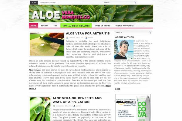 Sento theme site design template sample
