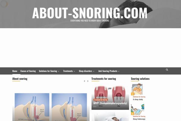 CoverNews theme site design template sample