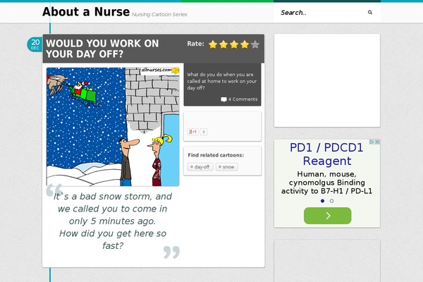 aboutanurse theme websites examples