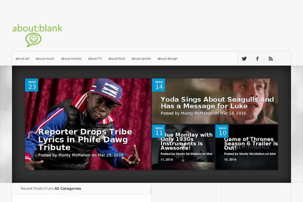 Nexus theme site design template sample
