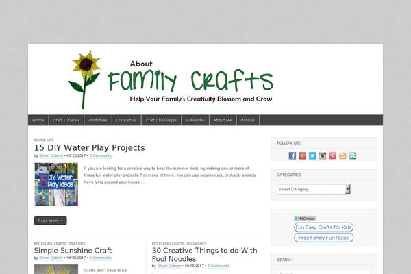 aboutfamilycrafts.com site used Magazine Basic Child