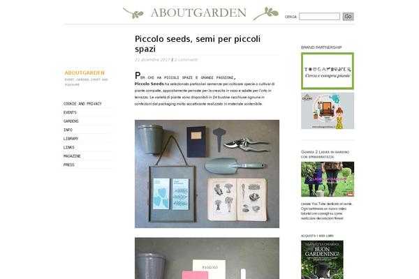 aboutgarden.it site used Marigold-blog