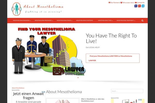 aboutmesothelioma.us site used Accesspress Basic