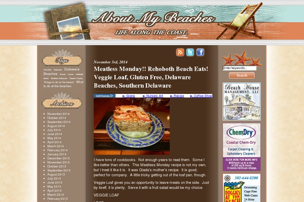 aboutmybeaches theme websites examples