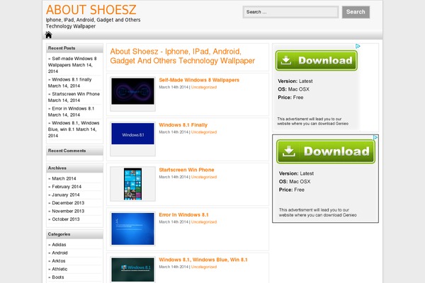 Cp theme site design template sample