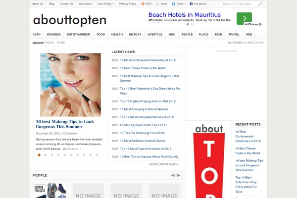 Weekly theme site design template sample