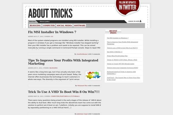 Aparatus theme site design template sample