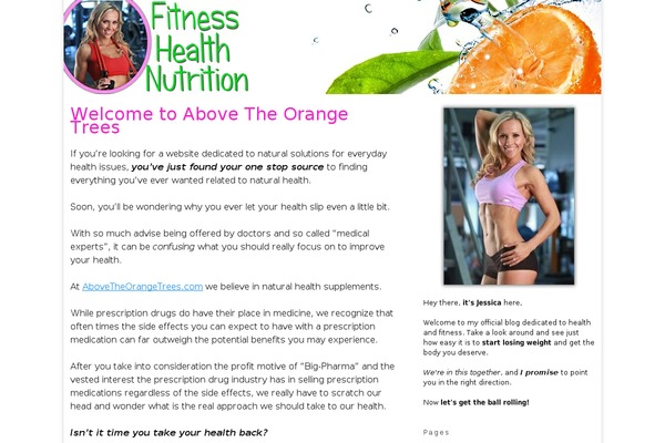 abovetheorangetrees.com site used Minimal Blocks
