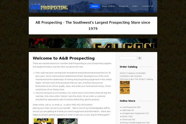 Broadsheet theme site design template sample