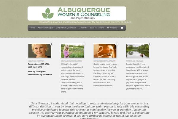Feather theme site design template sample