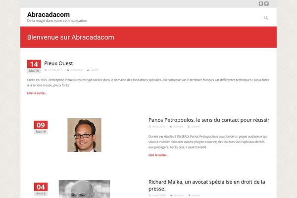 abracadacom.fr site used Inspirin
