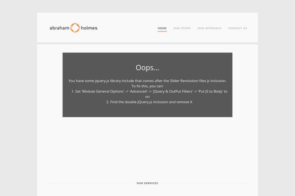 Highend theme site design template sample