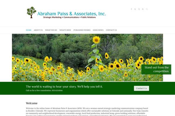 Attitude Pro theme site design template sample