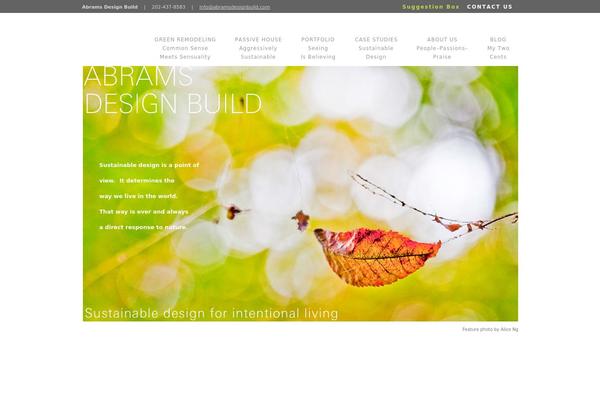 abramsdesignbuild theme websites examples