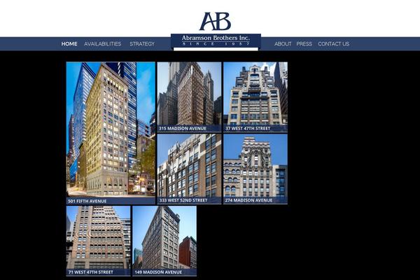 abramson theme websites examples