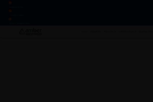 Amber theme site design template sample