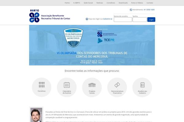 Site using Cadastros plugin