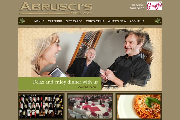 Restaurant theme site design template sample