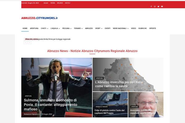 Newspaper Child theme site design template sample