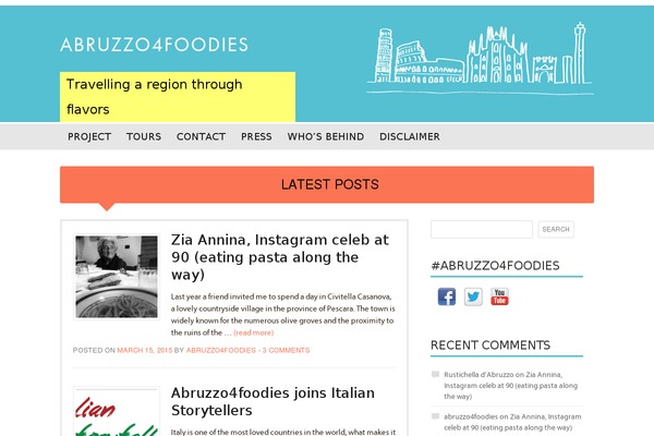 Travel in Italy theme site design template sample